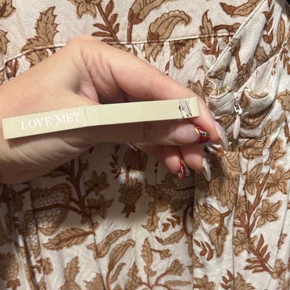 Cleobella Beige Floral Midi Dress - Picture 6 of 10